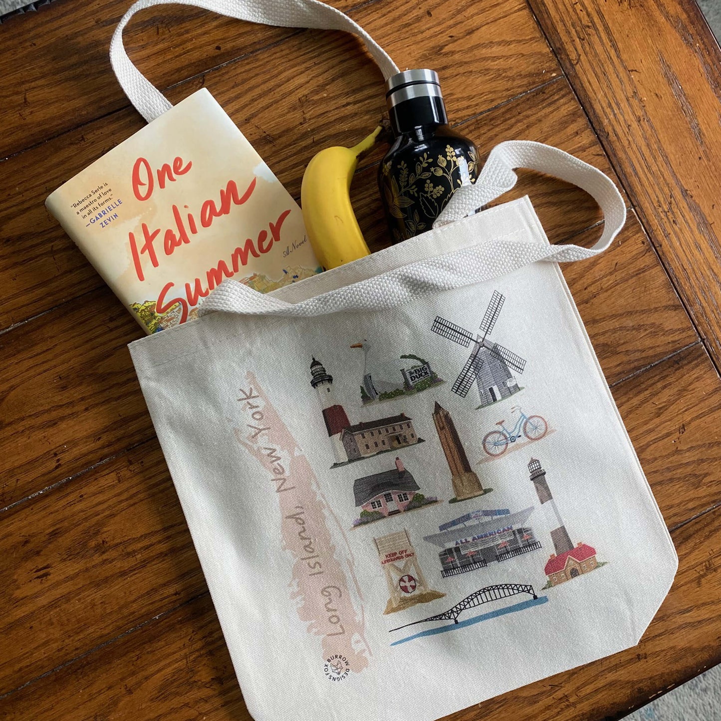 Long Island Landmarks Tote Bag