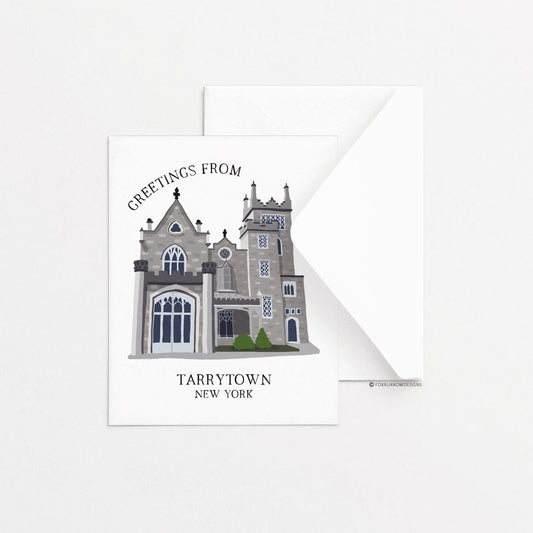 Tarrytown Greeting Card - Lyndhurst Mansion