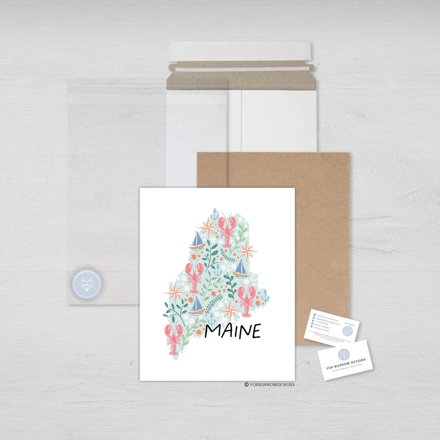 Maine Art Print