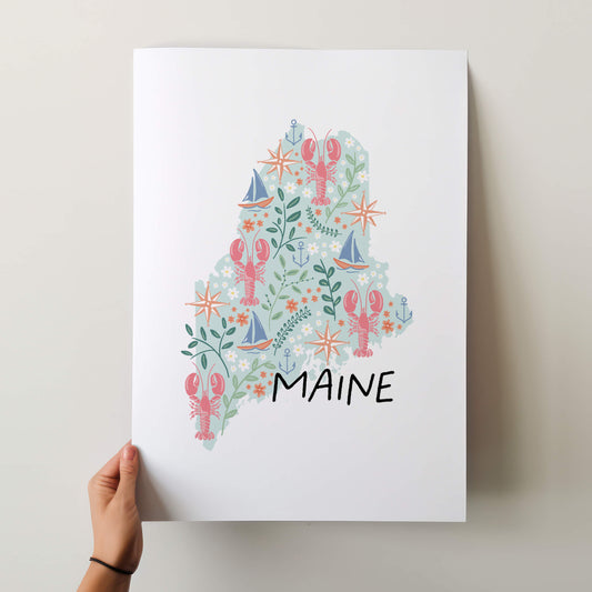 Maine Art Print