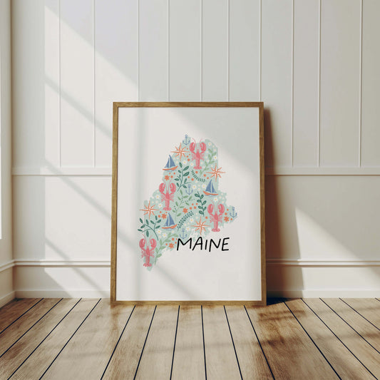 Maine Art Print