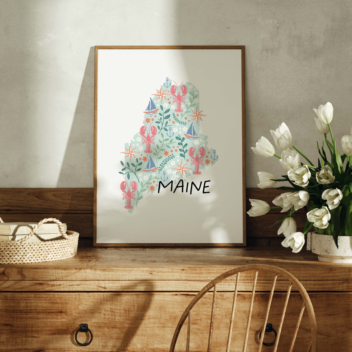 Maine Art Print