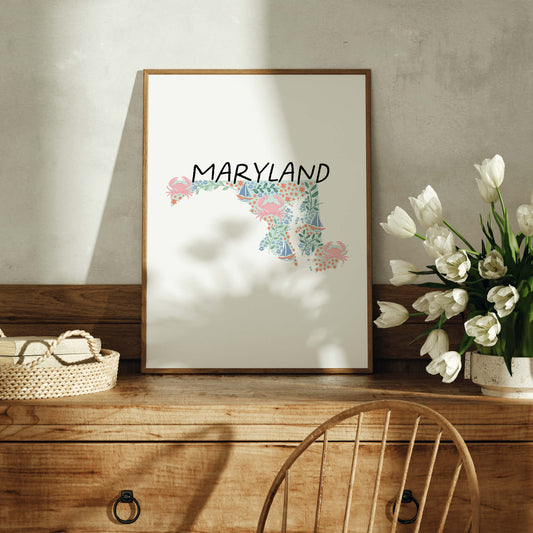 Maryland Art Print