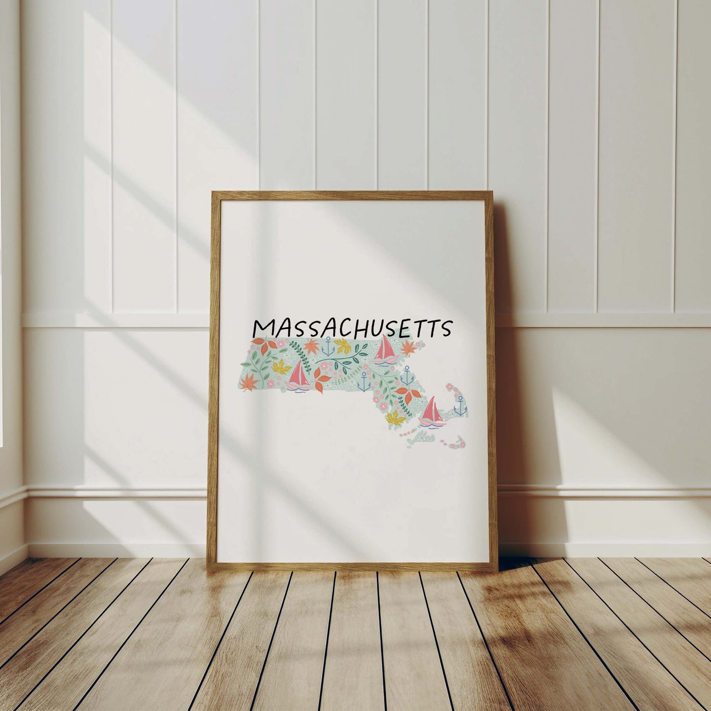 Massachusetts Art Print