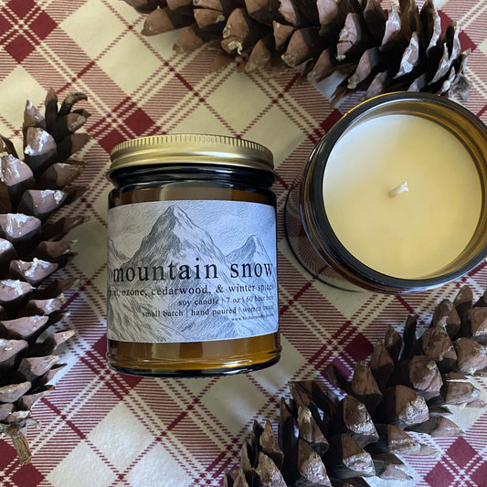 Mountain Snow Candle