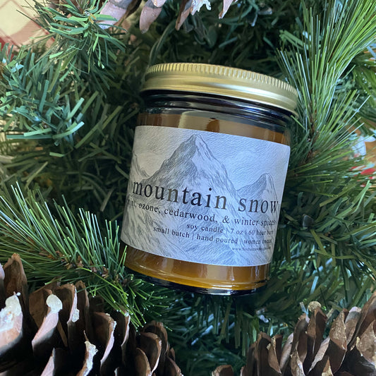 Mountain Snow Candle