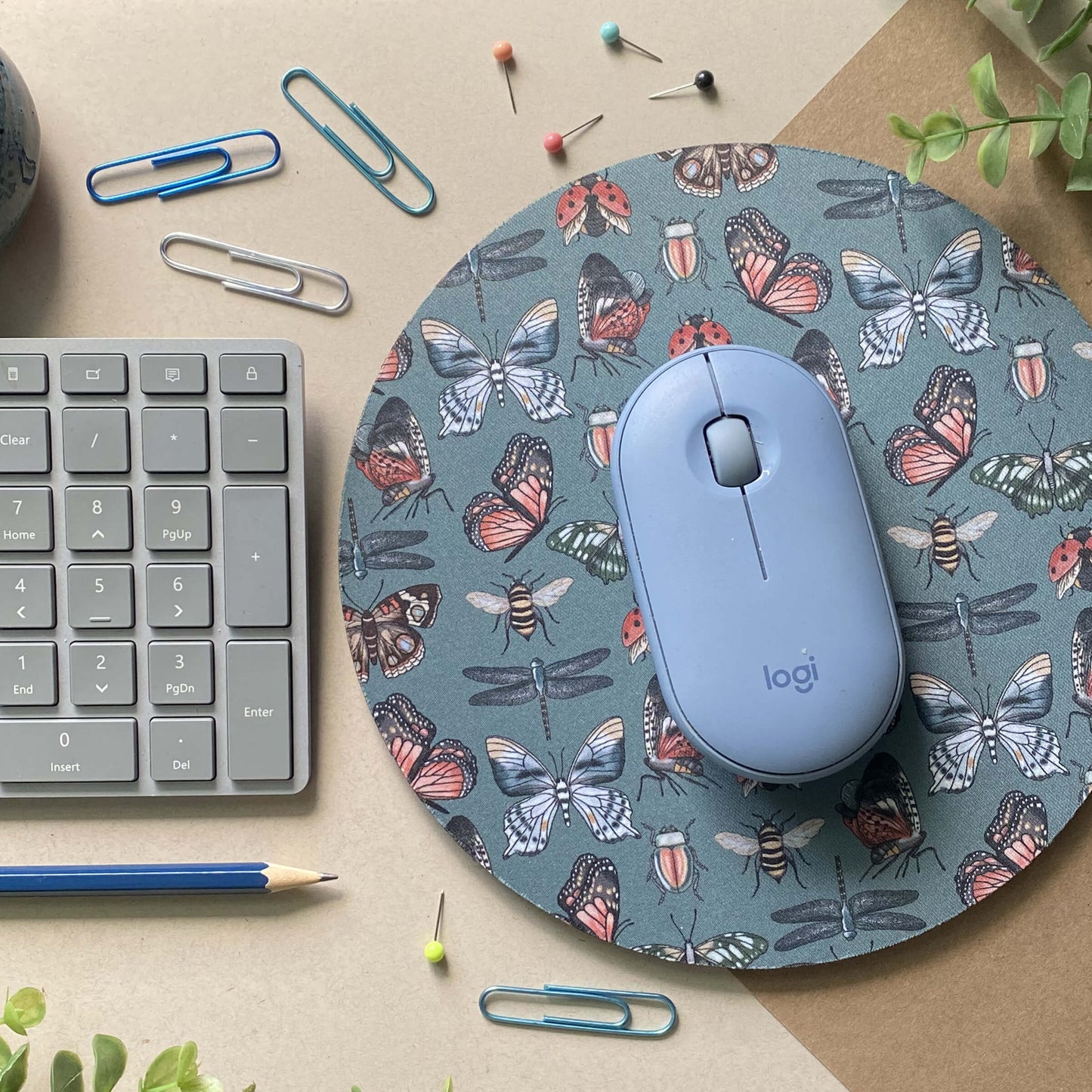 Bugs & Butterflies Mouse Pads