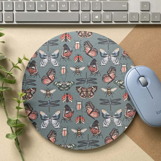 Bugs & Butterflies Mouse Pads