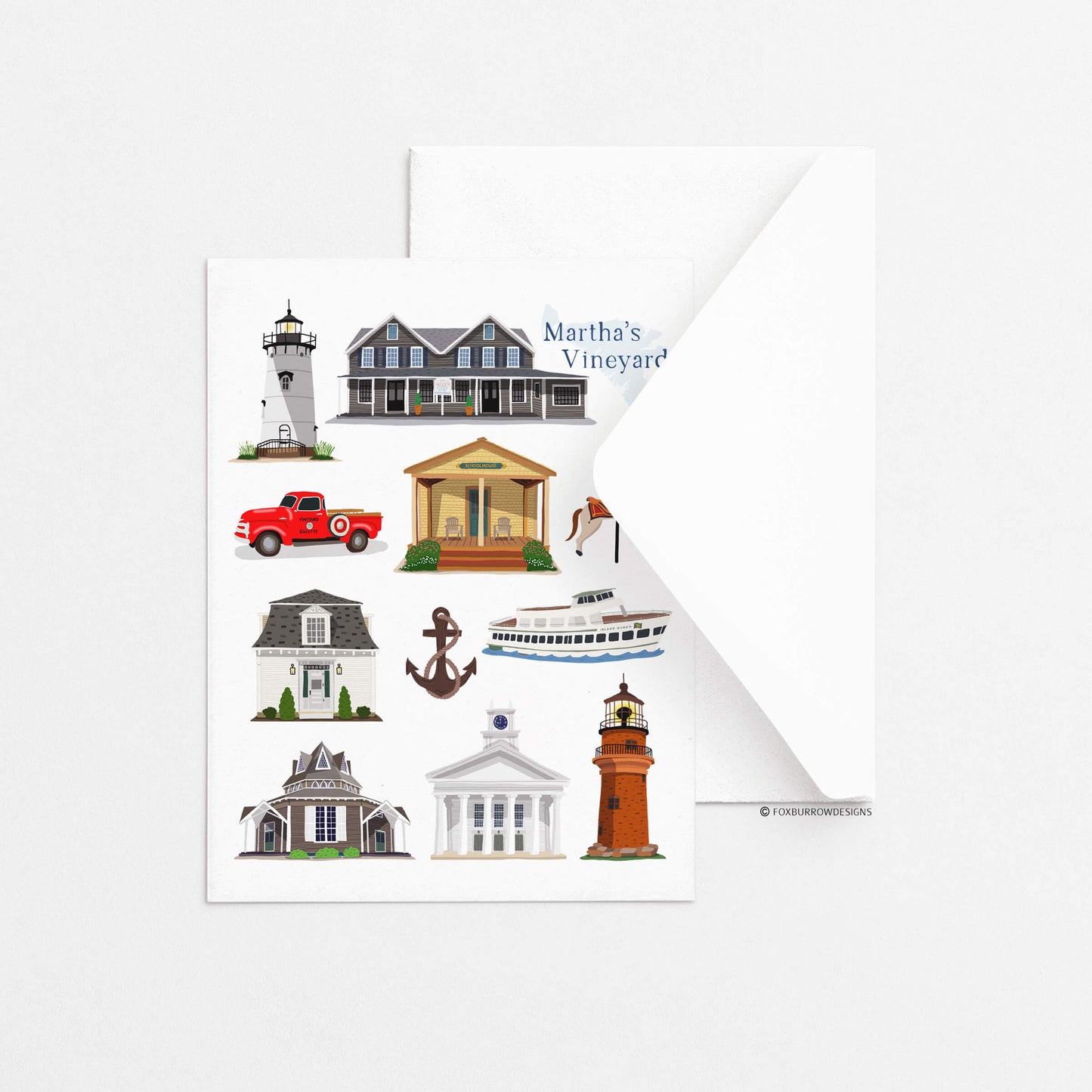 Martha's Vineyard Greeting Card