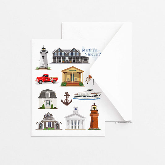 Martha's Vineyard Greeting Card