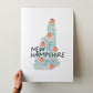 New Hampshire Art Print