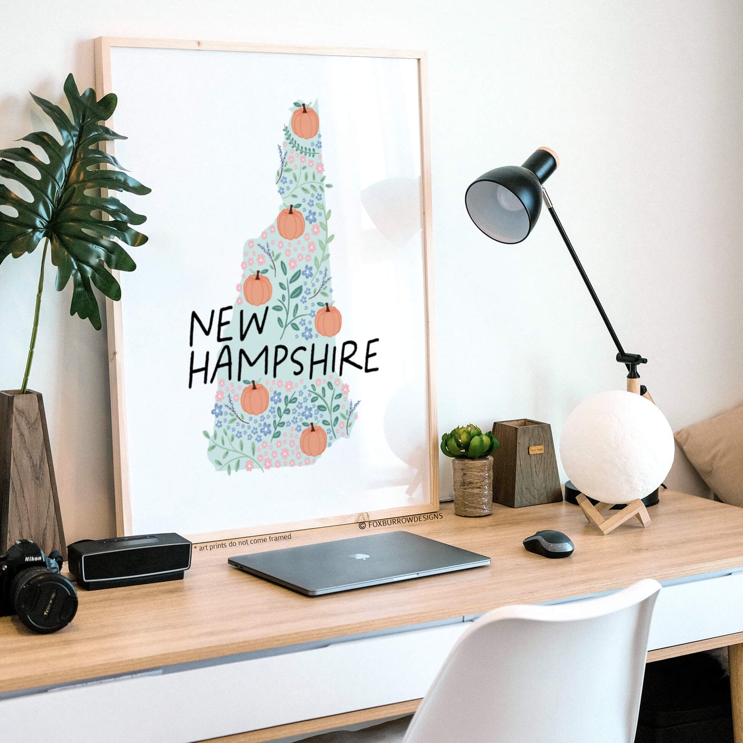 New Hampshire Art Print