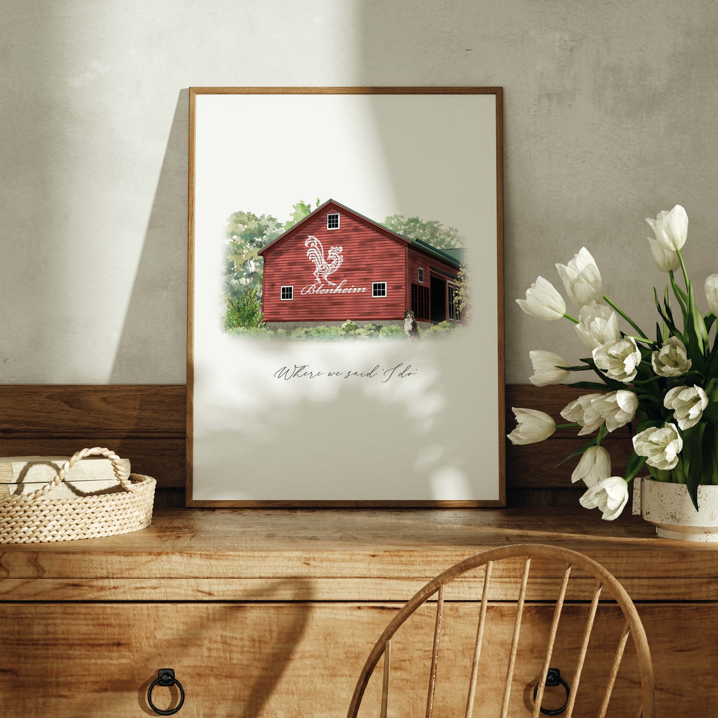 Custom Wedding Venue Art Print