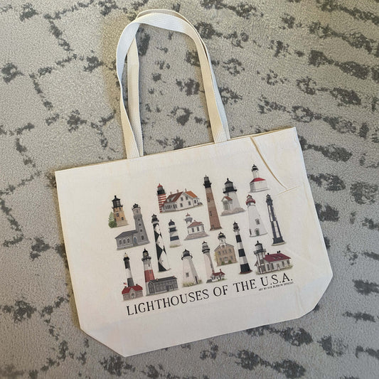 Lighthouses of the USA Tote Bag