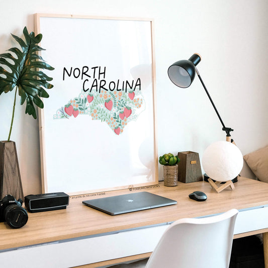 North Carolina Art Print