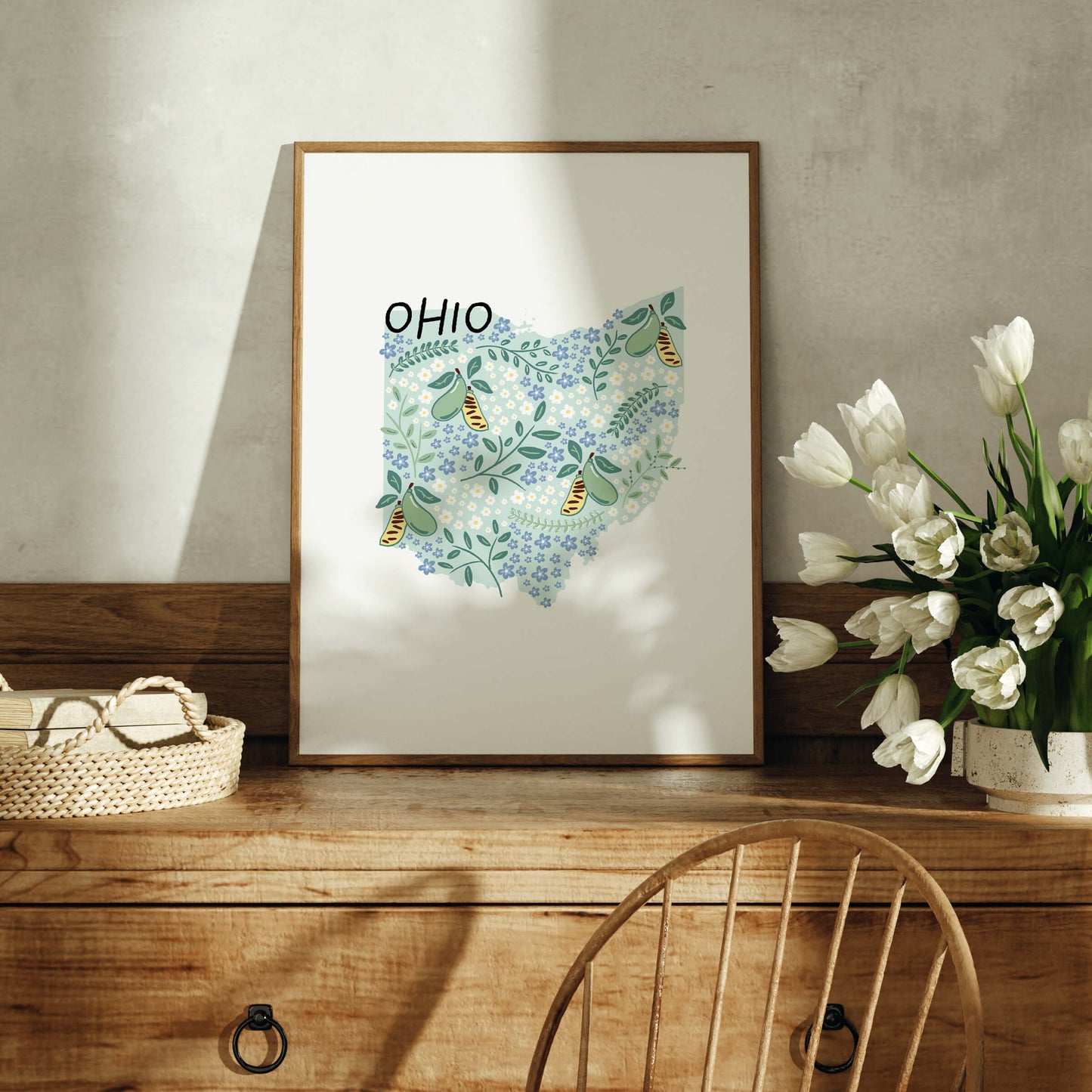 Ohio Art Print