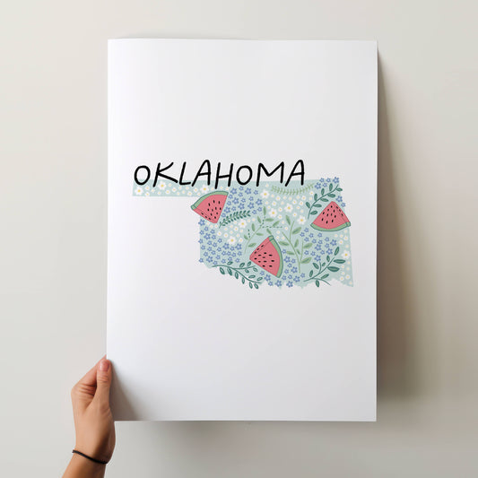 Oklahoma Art Print