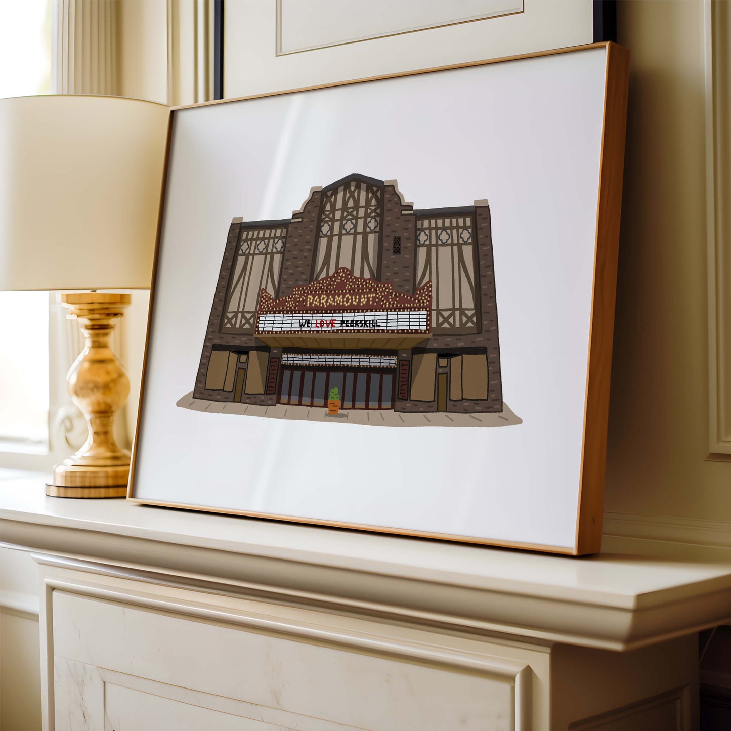 Peekskill Art Print - The Paramount Theater