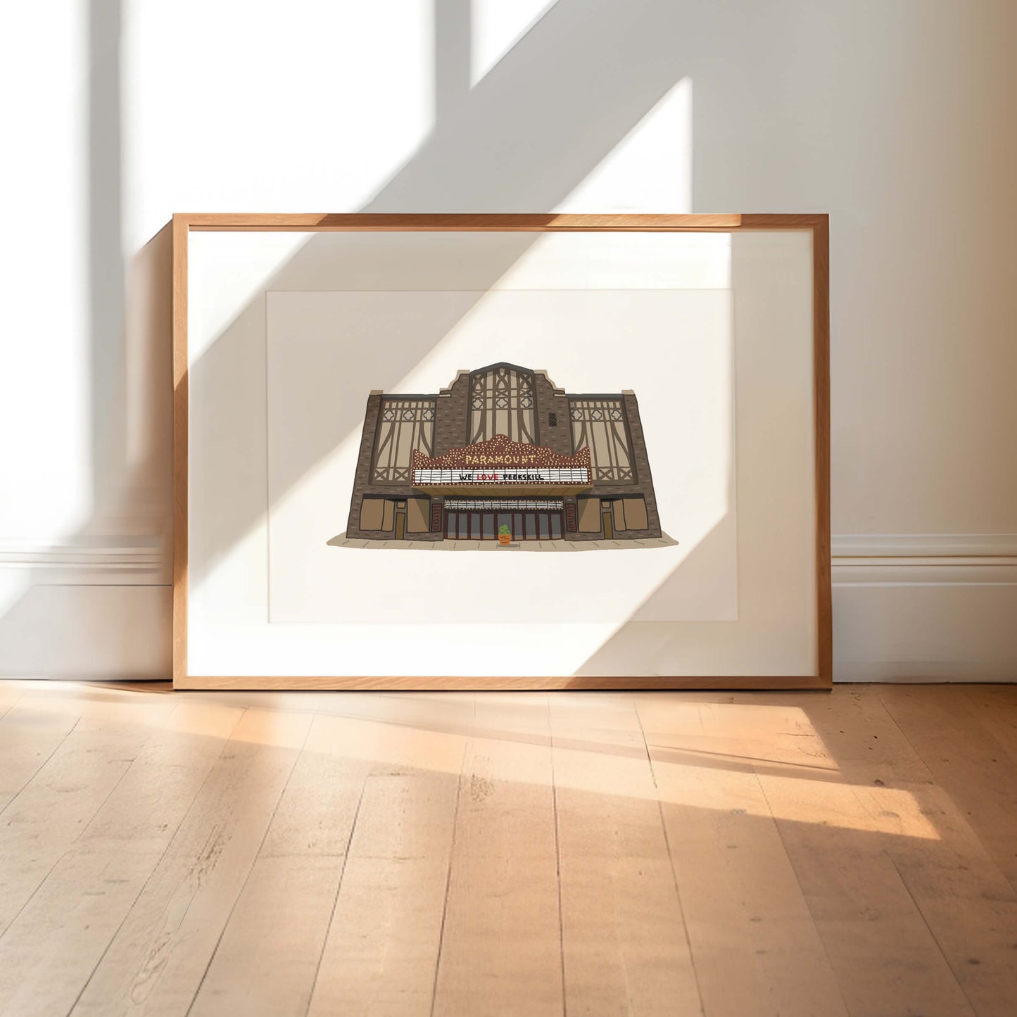 Peekskill Art Print - The Paramount Theater