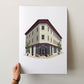 Peekskill Art Print - The Peekskill Coffeehouse