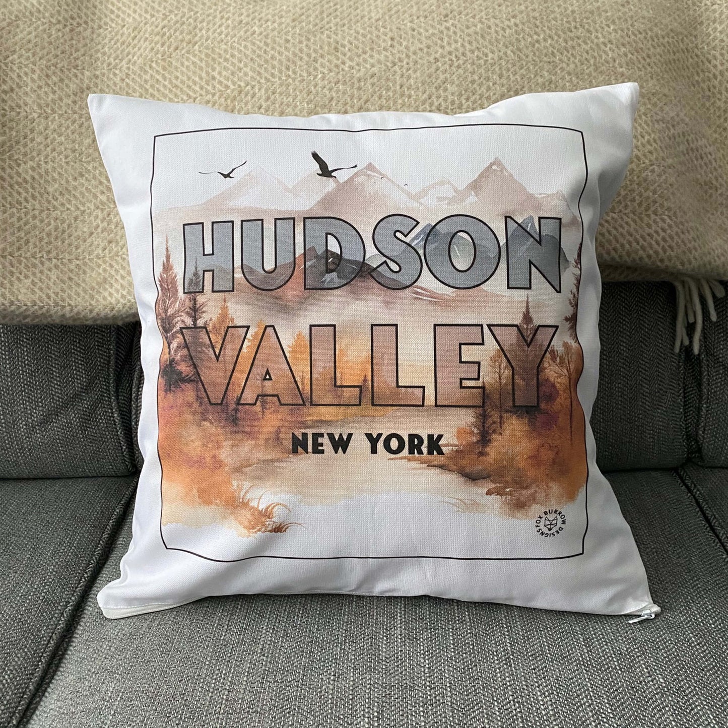 Hudson Valley Pillow Cover 18x18"