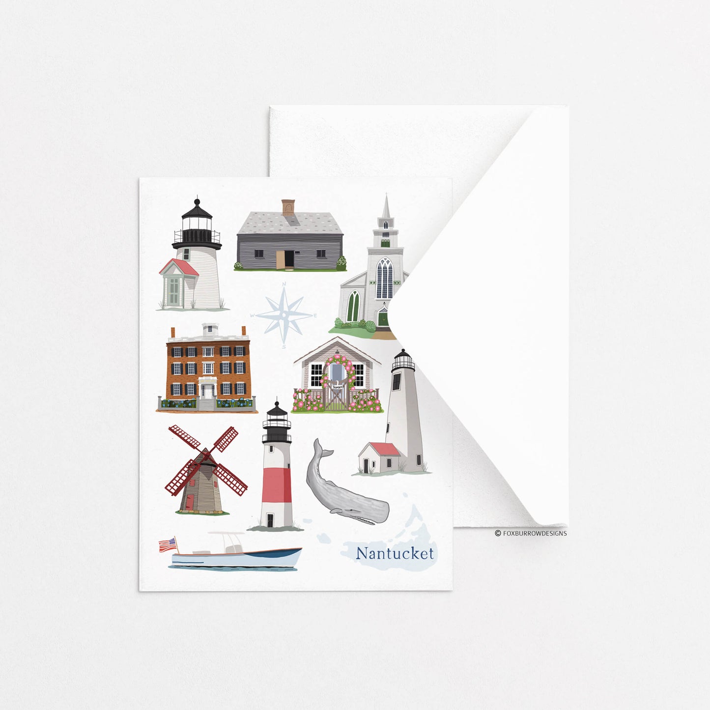 Nantucket Greeting Card