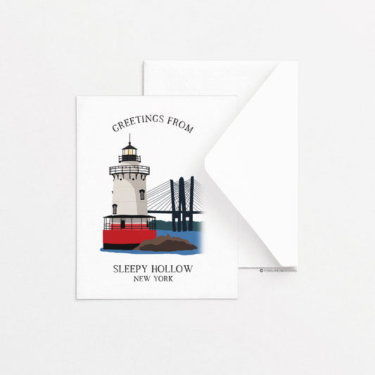 Sleepy Hollow Greeting Card - Lighthouse