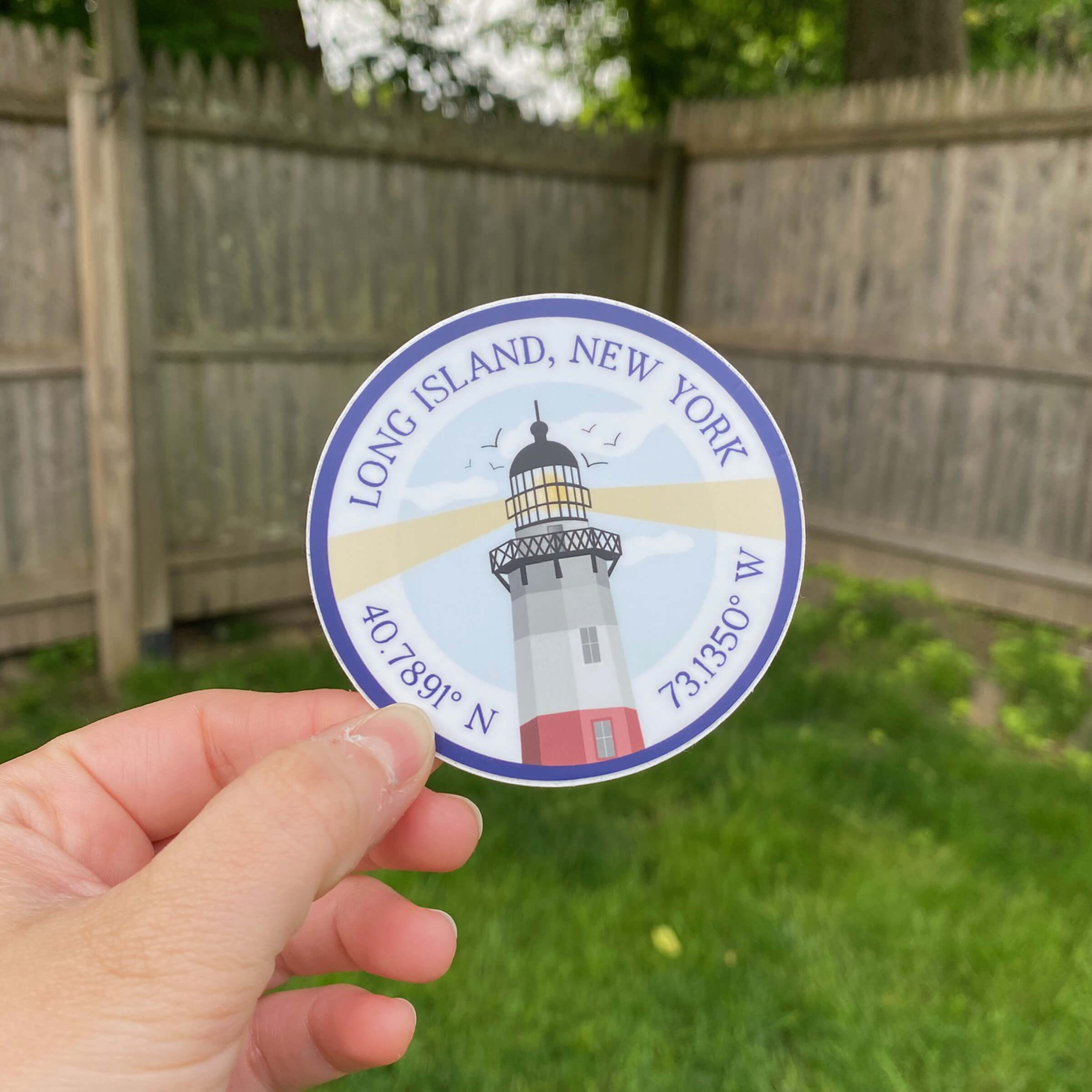 Coordinates Sticker – Fox Burrow Designs