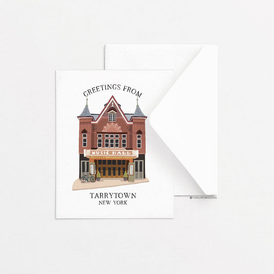 Tarrytown Greeting Card - Music hall