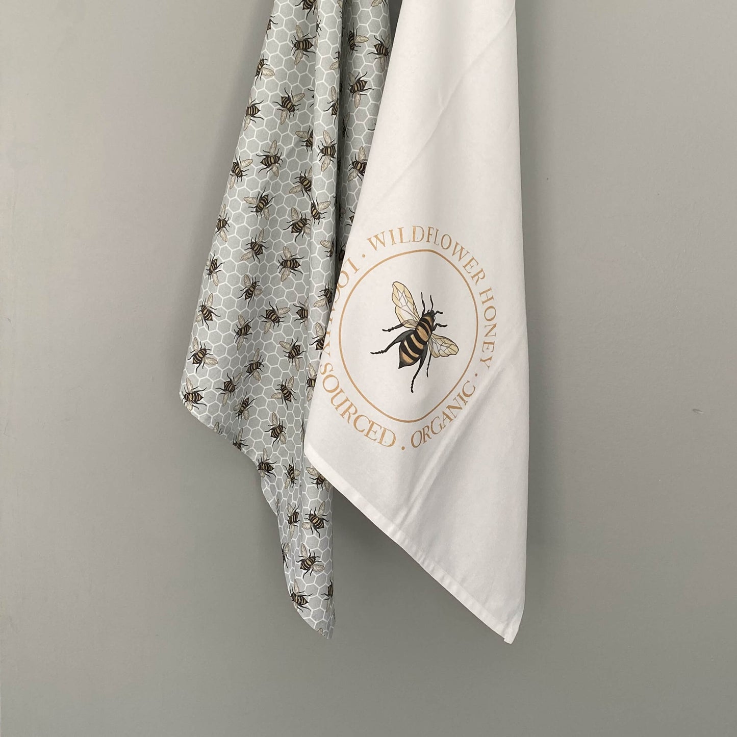 Honey Bee Tea Towels Set of 2