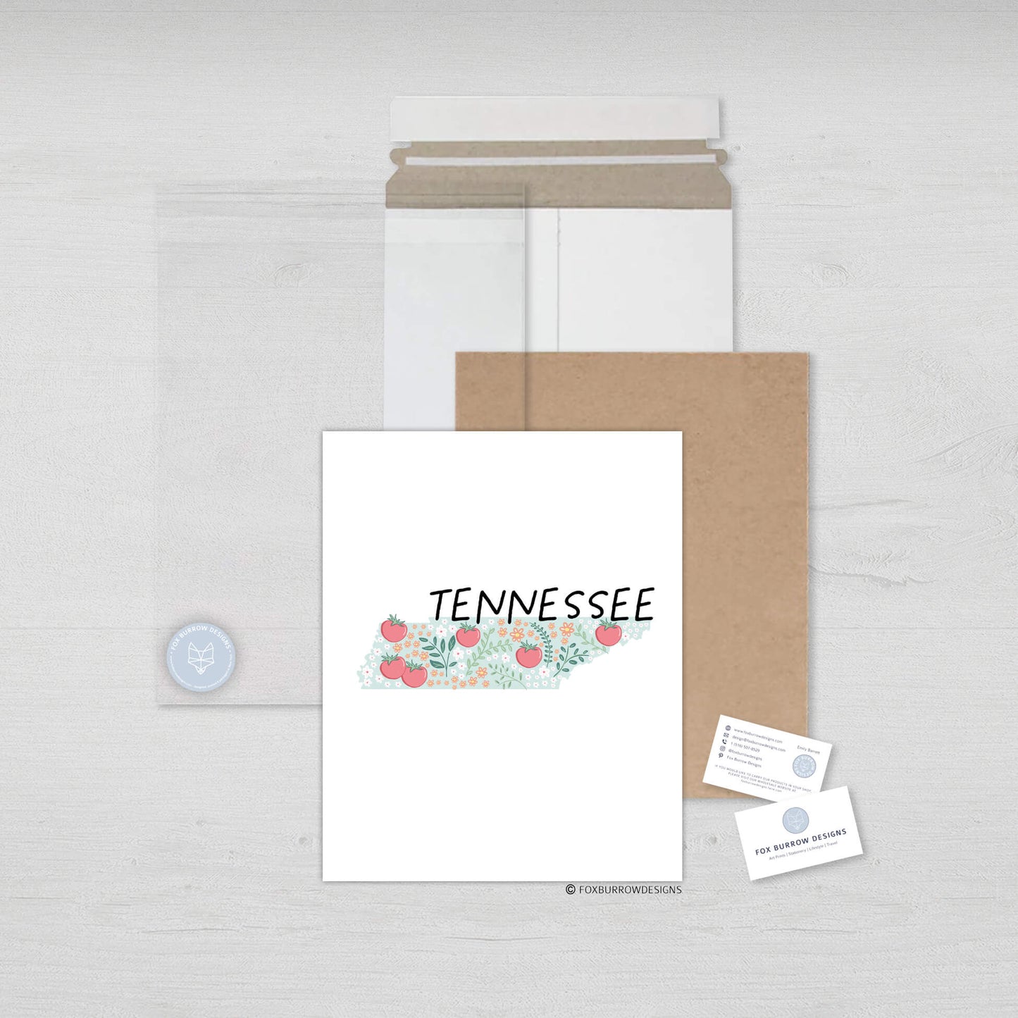 Tennessee Art Print