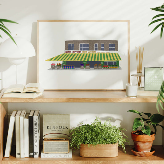 Astoria Art Print - United Brothers Fruit Market