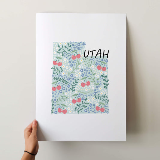 Utah Art Print