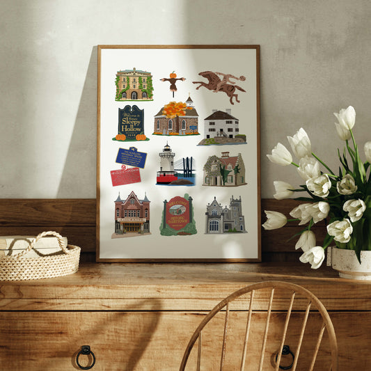 Sleepy Hollow & Tarrytown Poster