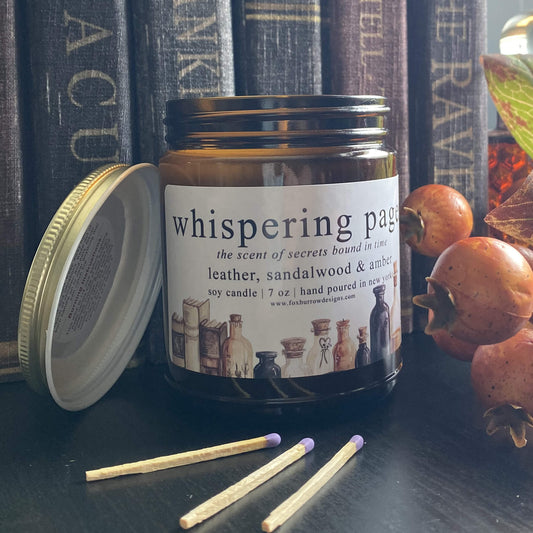 Whispering Pages Candle