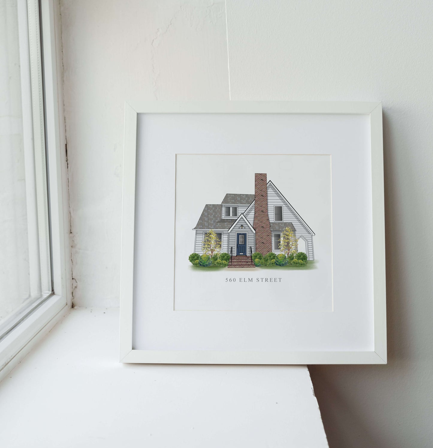 Custom Home Art Print