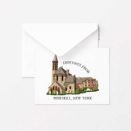 Peekskill Greeting Card - The Abbey Inn