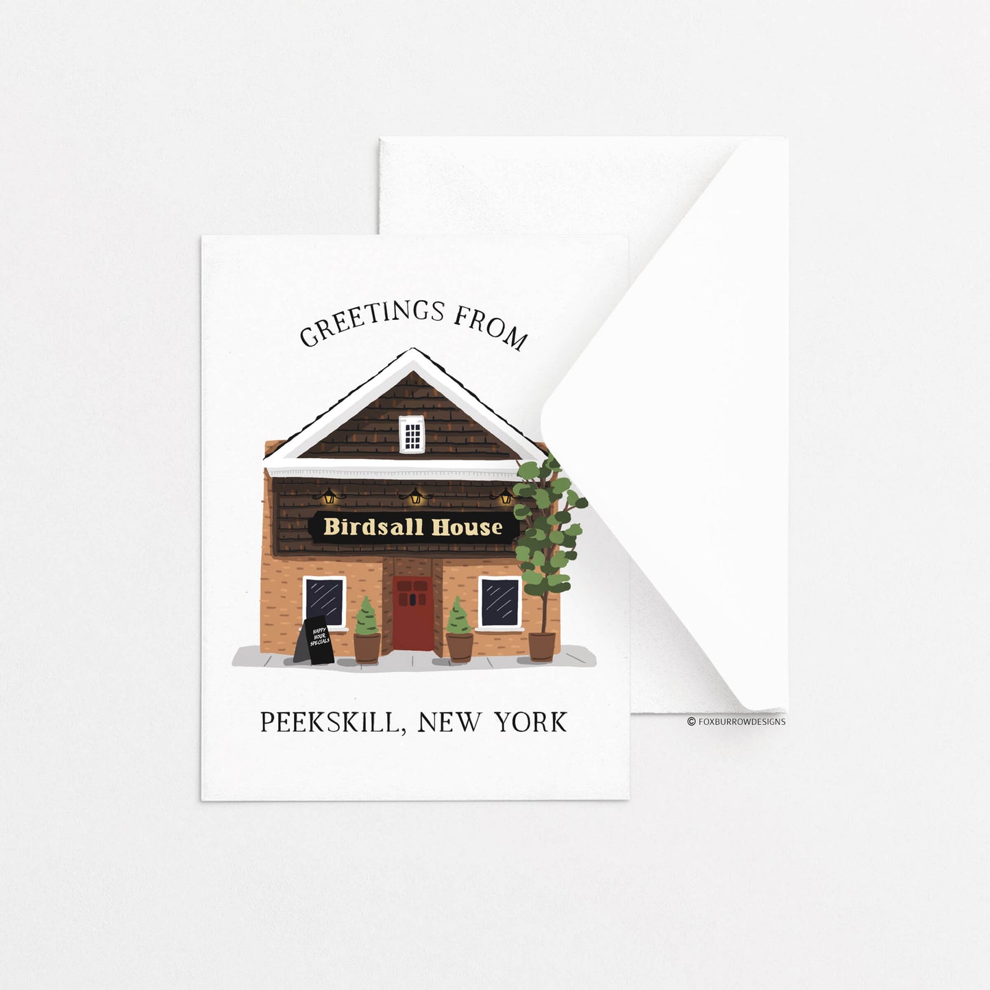 Peekskill Greeting Card - Birdsall House