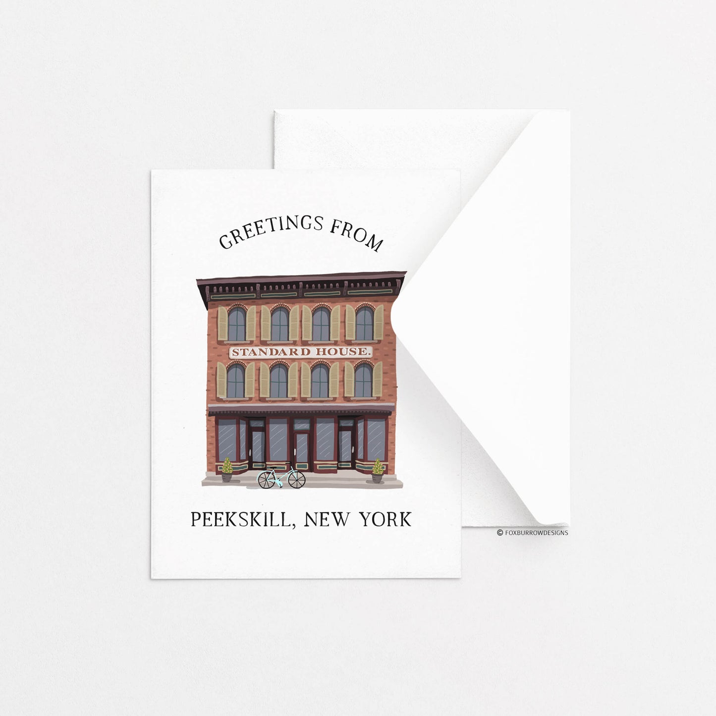 Peekskill Greeting Card - Standard House