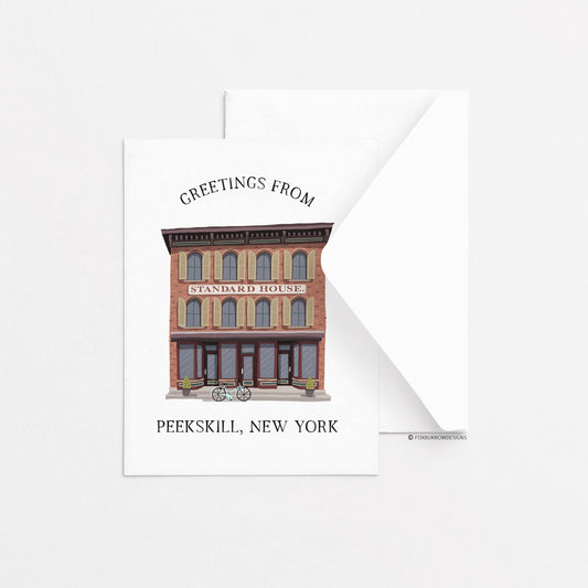 Peekskill Greeting Card - Standard House