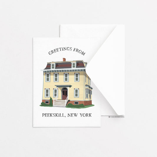 Peekskill Greeting Card - William Sands House