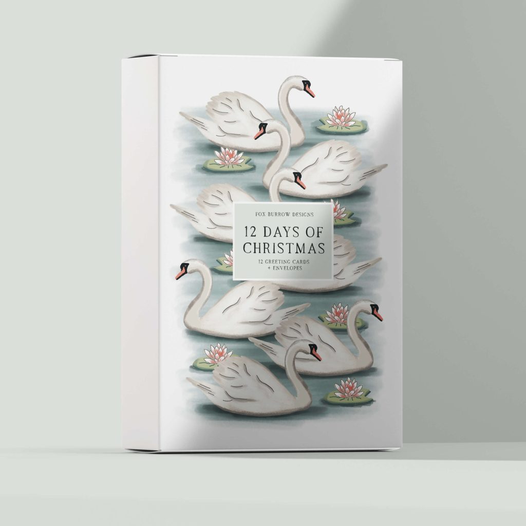 12 days of christmas cards