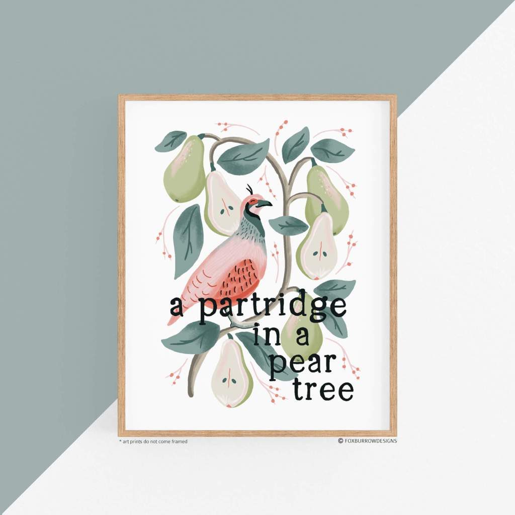 a partridge in a pear tree