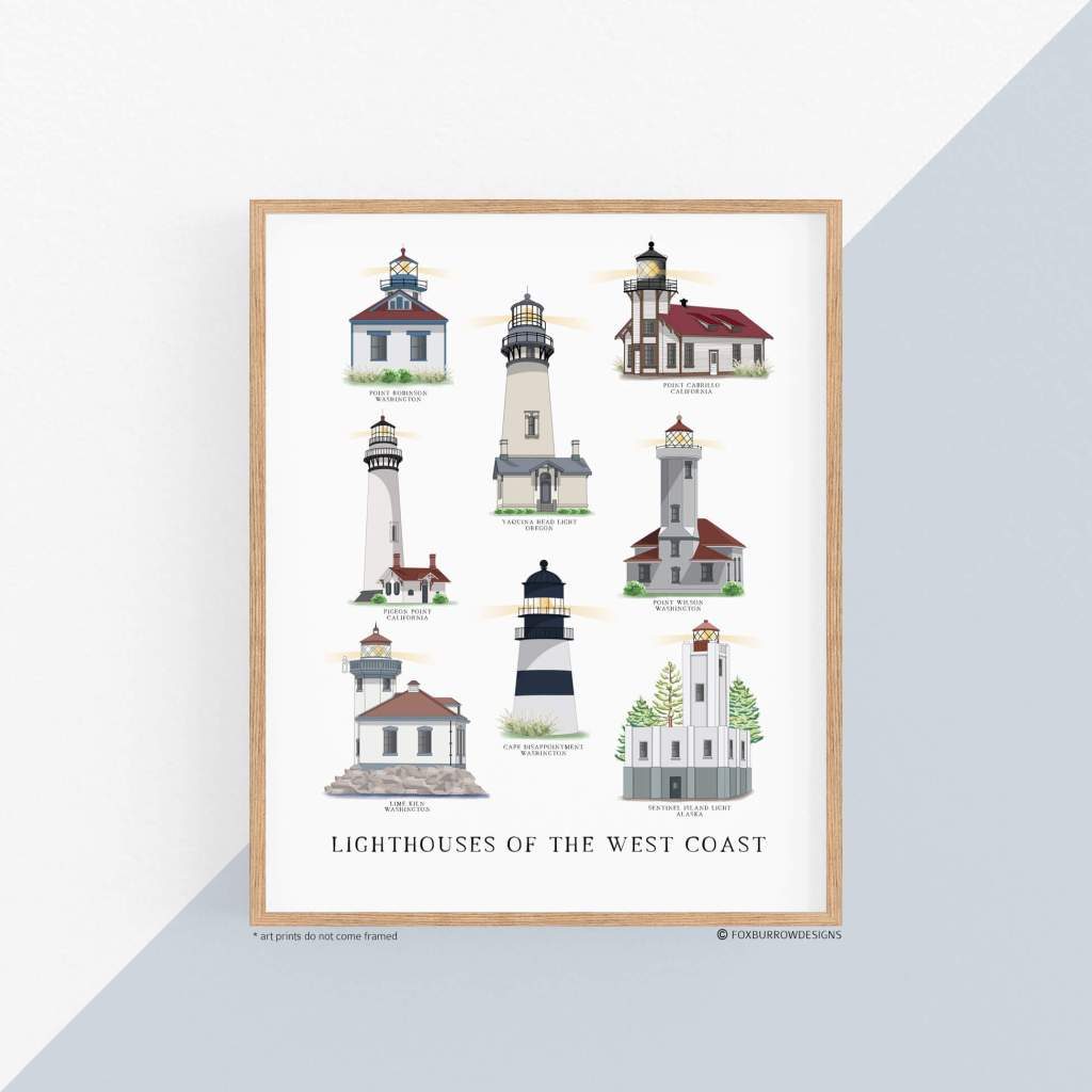 lighthouses west coast