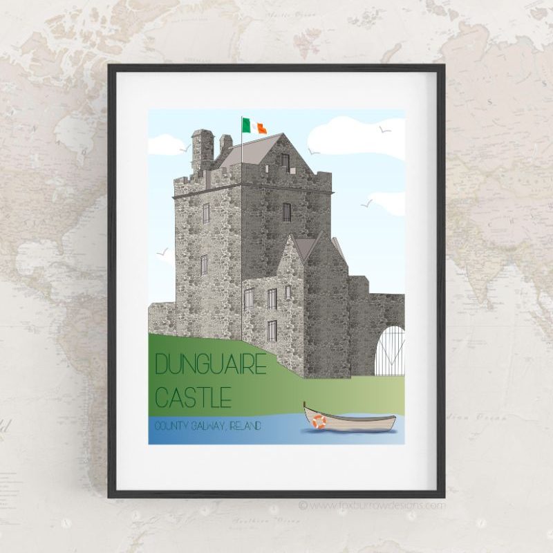 ireland art dunguiare castle