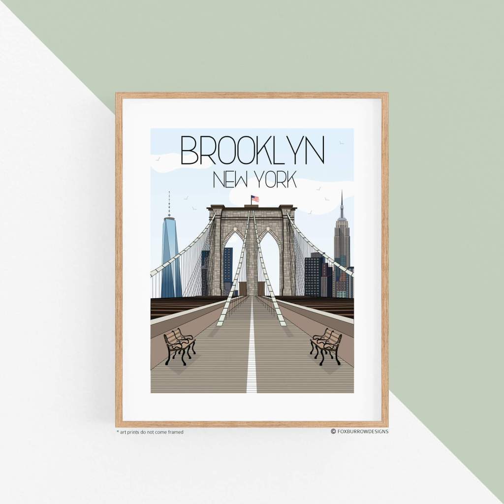 brooklyn bridge art