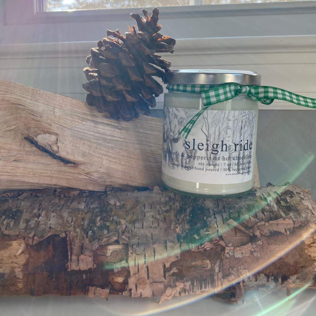 sleigh ride candle