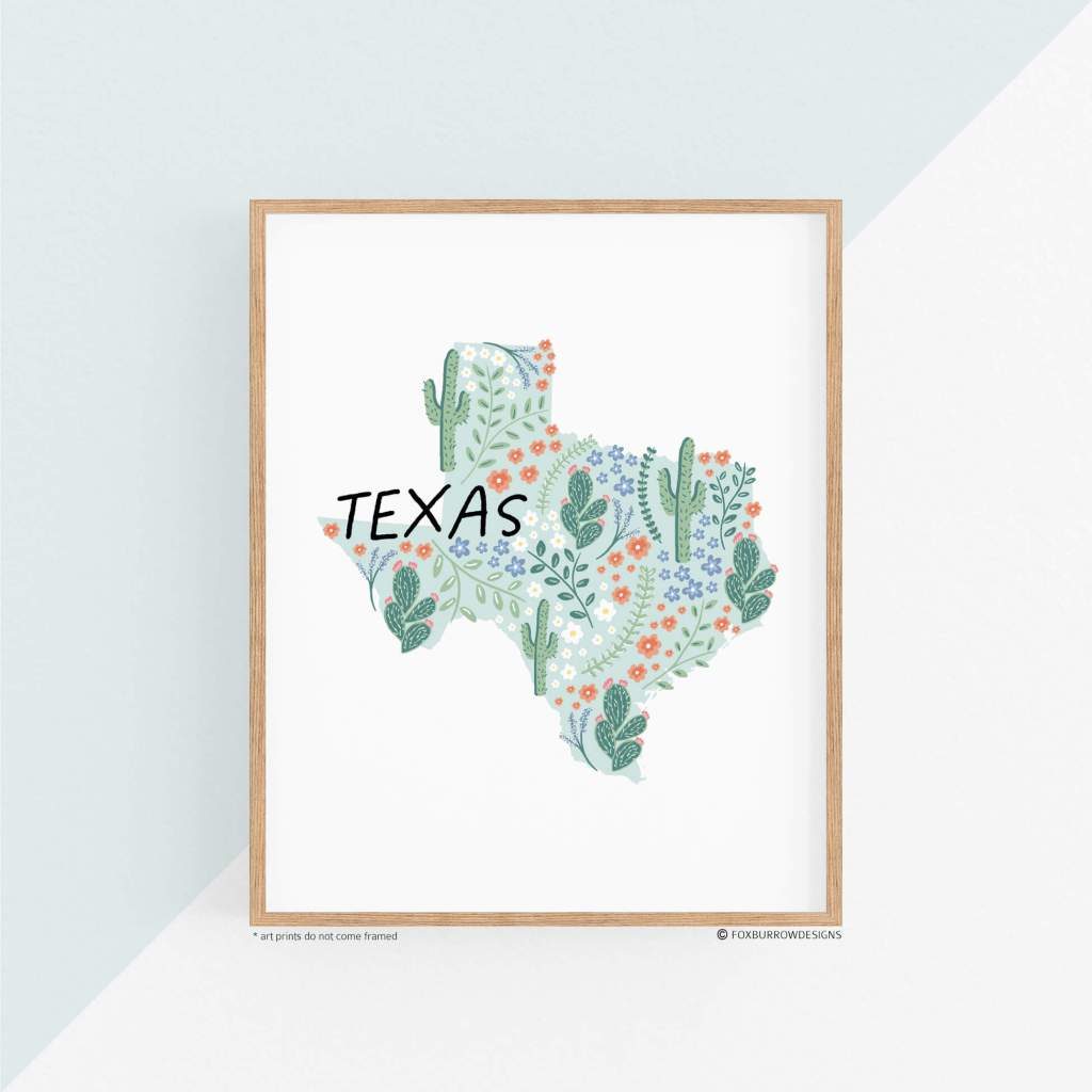 texas 50 states